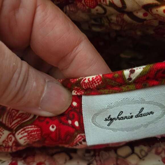 Stephanie Dawn Large Quilted Shoulder Bag Tote lots of pockets EUC - Picture 6 of 9